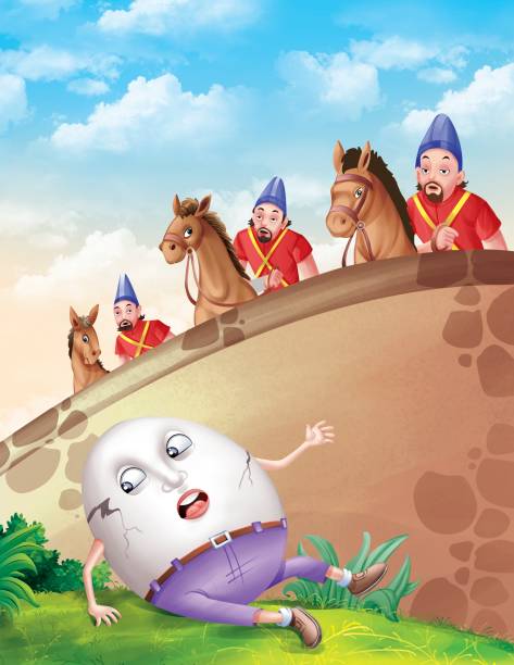 ilustrações de stock, clip art, desenhos animados e ícones de egg - humpty dumpty