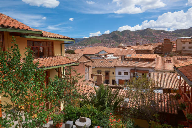 istock Old urban city Cusco in Peru 869266838