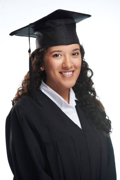 istock Brunette graduated girl student 869269930