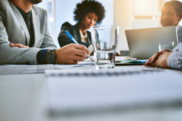 istock Getting to work on their success story 869271126