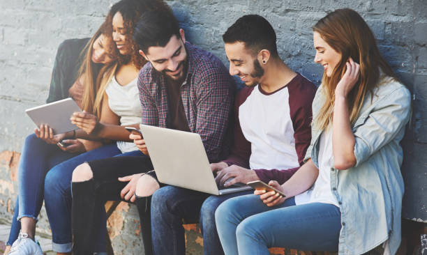 istock Socializing online and in real time 869274076
