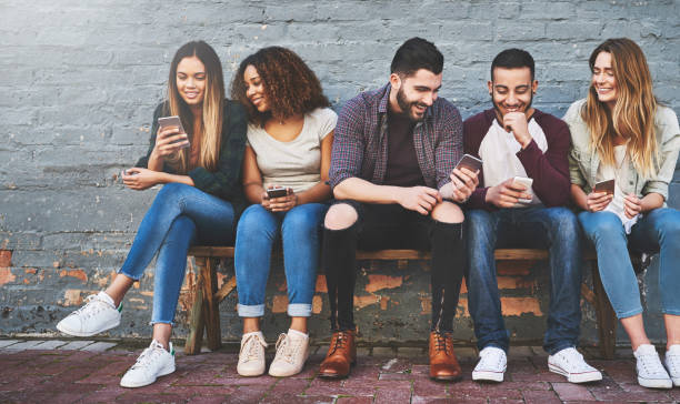 istock How millennials spend their chill time. Online 869274262