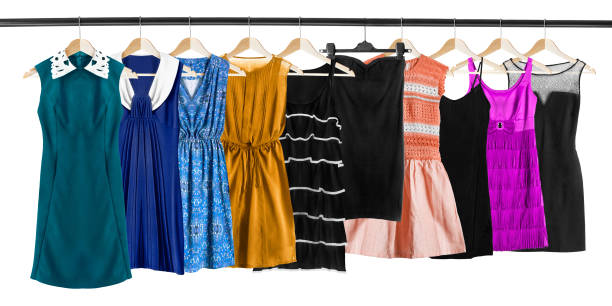 istock Set of dresses isolated 869283586