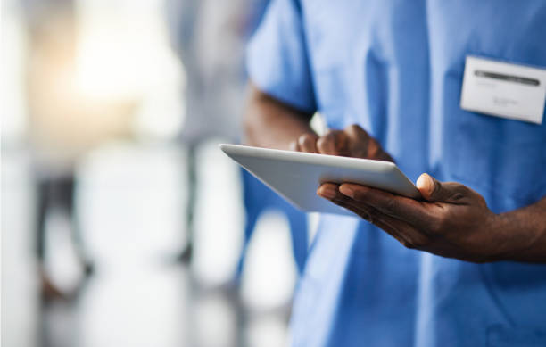 istock He keeps his medical records in digital form 869290254