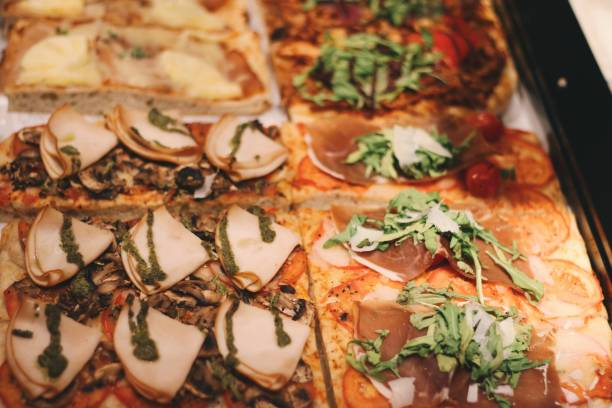 istock Organic pizza with vegetables and cheese 869291200