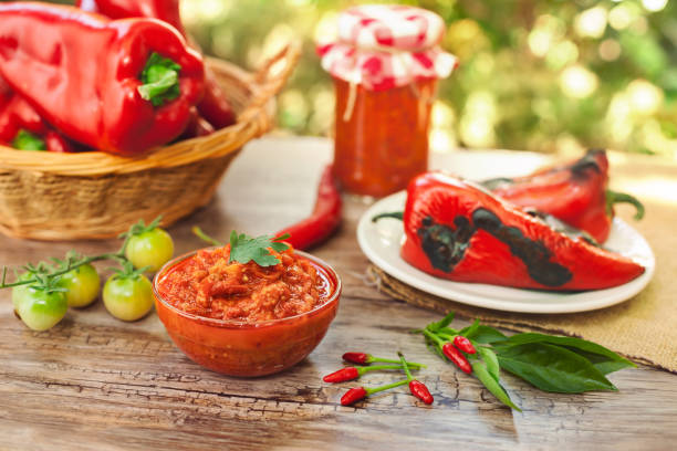 istock Best quality Ajvar,made from organic peppers 869301998