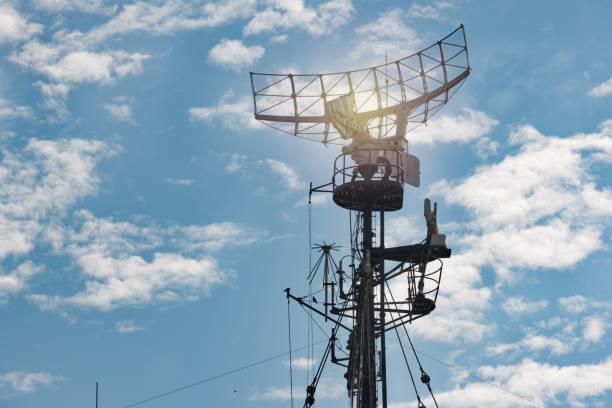 istock military radar air surveillance on navy ship 869303904