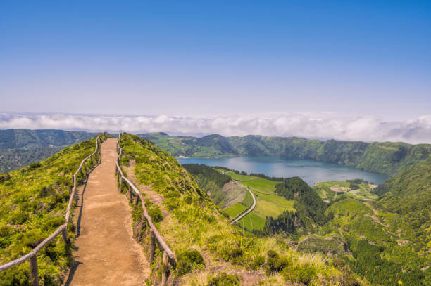 istock Hiking path at the Sete Cidades, Sao Miguel, Azores 869330806