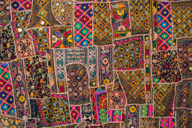 istock Beautiful mottled carpet of large size. Backgrounds 869342690