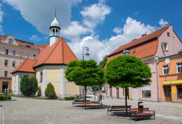 istock Kosciol Square in Walbrzych, Lower Silesia, Poland 869363692