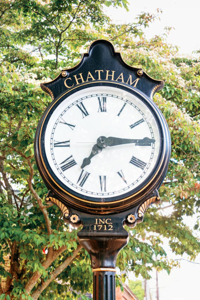 istock Street Clock in Chatham Cape Cod Massachusetts USA 869371256