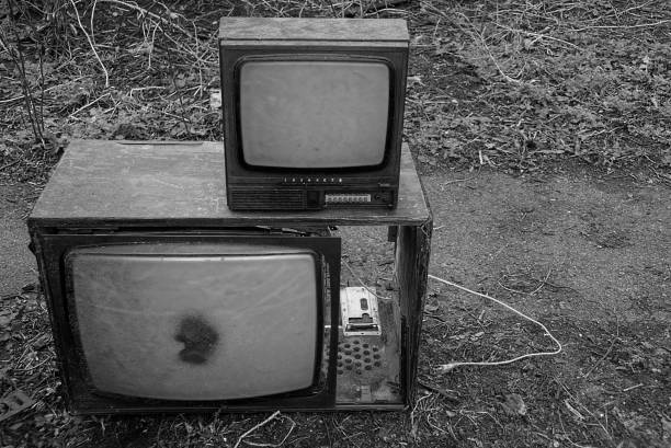 istock two old TV sets on the street 869375762