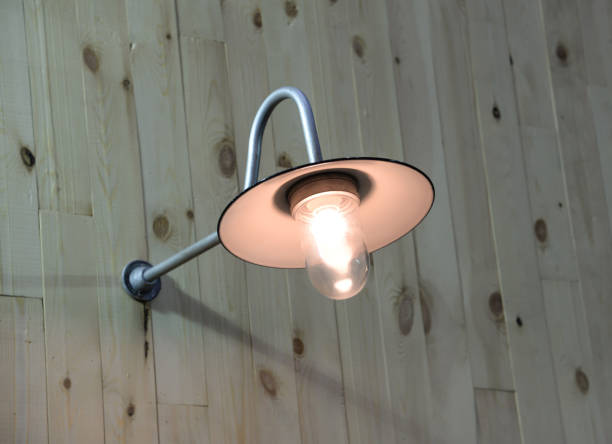 istock vintage wall lamp on the wall 869382710