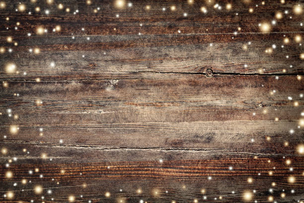 Vintage Christmas background Vintage Christmas background with golden snowflakes and stars star shape photos stock pictures, royalty-free photos & images