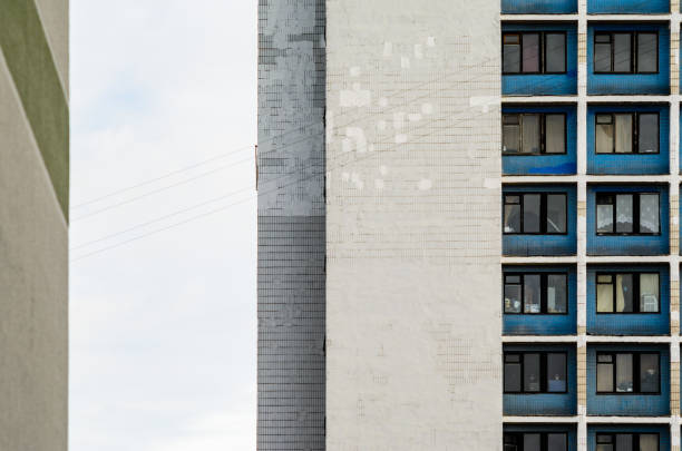 istock Facade of an old high-rise building. 869400896