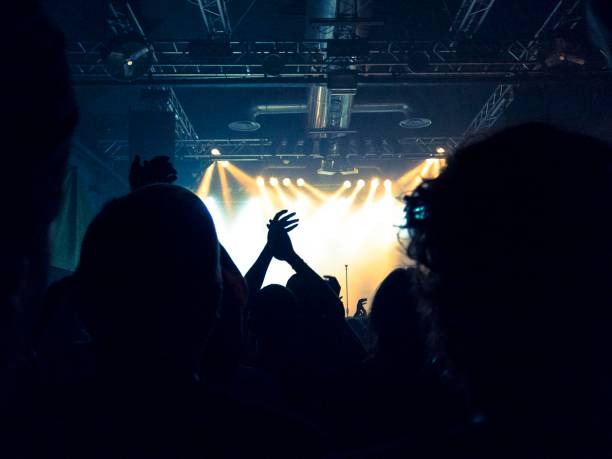 istock People raising hands in front of a gig 869402264