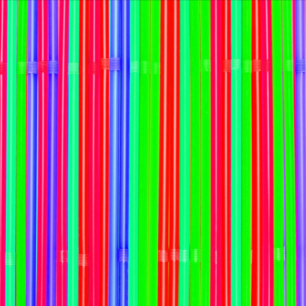 istock Abstract background from many multi-color tubules 869411696