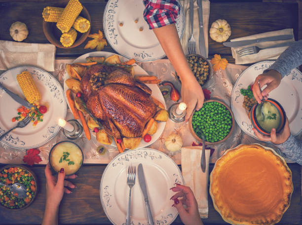 istock Traditional Stuffed Thanksgiving Turkey Dinner 869440900