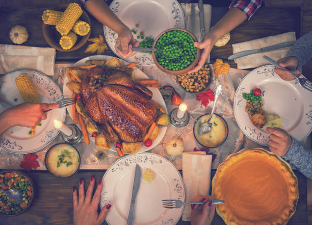 istock Traditional Stuffed Thanksgiving Turkey Dinner 869441118