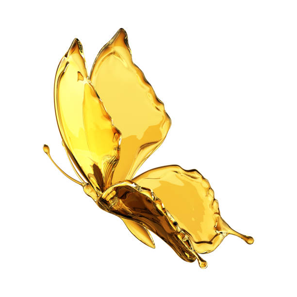 istock Oil Butterfly Isolated 869441438