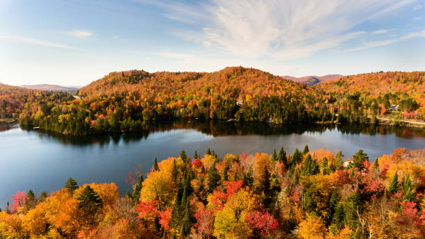 istock Lac Creux and Lac Dufresne Quebec Canada. 869466460