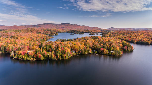 istock Lac Creux and Lac Dufresne Quebec Canada. 869475972