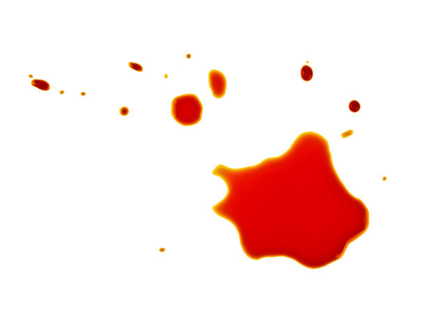 istock Puddle of soy sauce isolated on a white background 869478440