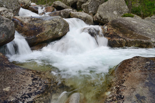 istock Cold creek in cold valley, High Tatras, Slovakia 869489666