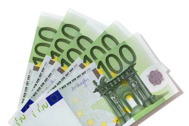 Euro 100 bills