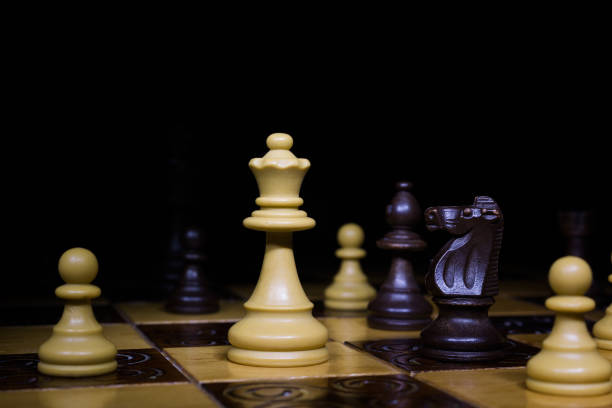 istock Chess photographed on a chessboard 869510790