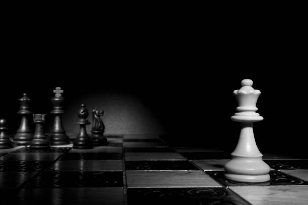 istock Chess photographed on a chessboard 869514216