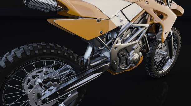 istock Closeup of Off Road Motorcycle 869524598