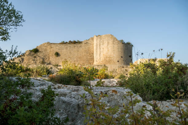 Noto Castle Ruins Noto Castle, locally known as Castello di Noto or Castello Reale ruins. stonewall creek stock pictures, royalty-free photos & images