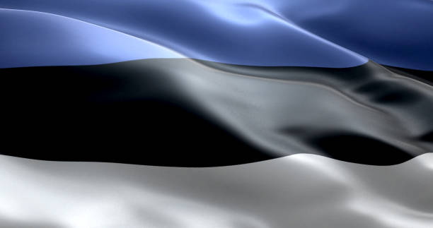 The flag of Estonia