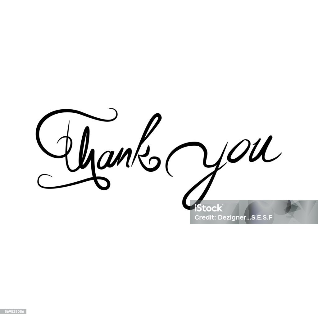Cảm Ơn Hình Minh Họa Vector Cảm Ơn Dòng Chữ Viết Tay Hình minh họa ...