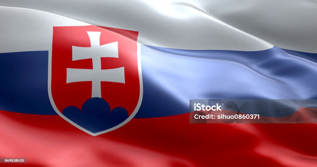 「の旗スロバキア - スロバキアのロイヤリティフリーストックフォト