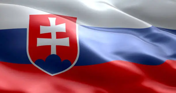 The flag of Slovakia