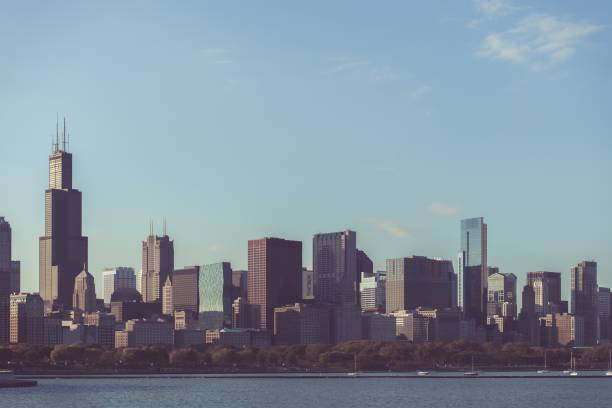 istock Skyline Chicago Illinois USA 869558222