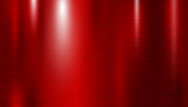 Red Metal Background Vector Illustration Stock Illustration - Download Image Now - Red, Metal, - iStock