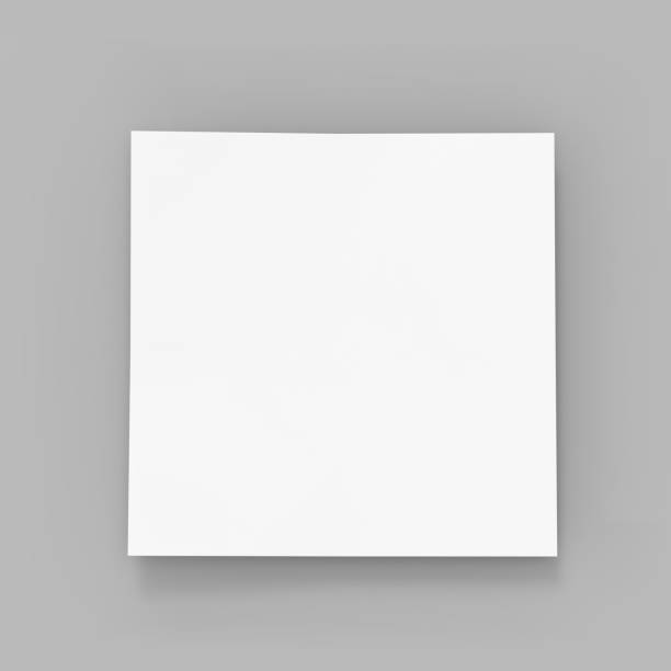 istock Square sheet of paper template 869573948