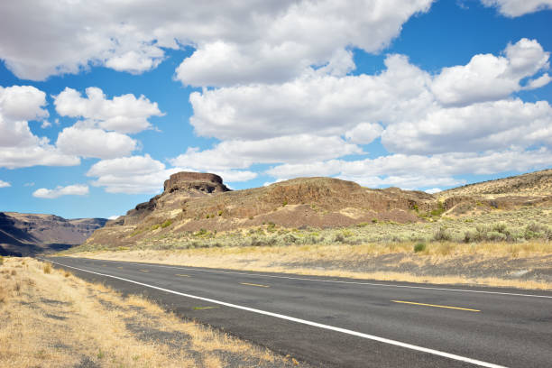 istock Two Lane Highway in Central Washington 869584366