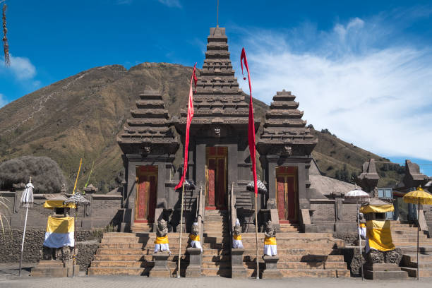 istock Hindu temple (Pura Luhur Poten) at the foot of Mount Bromo, Java island, Indonesia 869591060