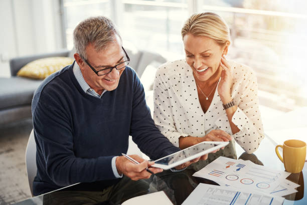 istock Keeping track of their home finances 869595938