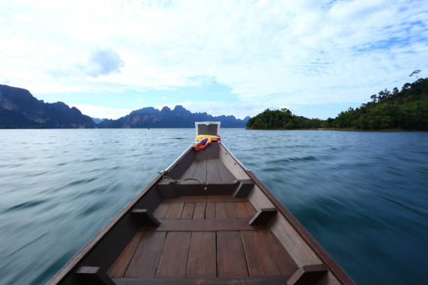 istock Long tail boat Khao Sok National Park 869600206