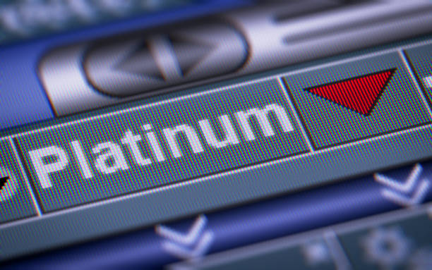 istock The Index of Platinum on The Screen. 869619464
