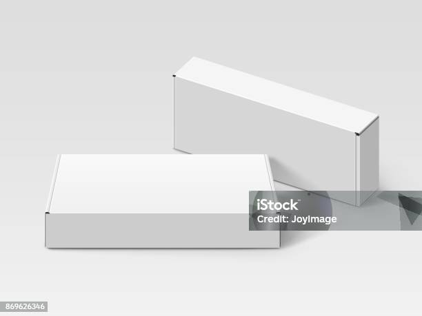 Bllank Box Blank Boxes Design Stock Illustration - Download Image Now - Blank ...