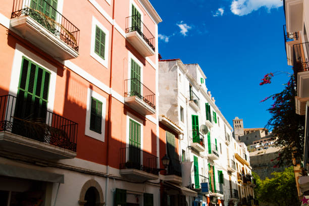 istock Old street at Ibiza town 869626908