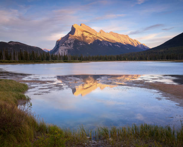 istock Vermillion Lakes Sunset in Banff Canada 869631102