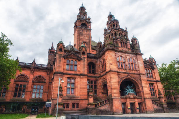 museo kelvingrove, glasgow, scozia - art museum art university entertainment foto e immagini stock