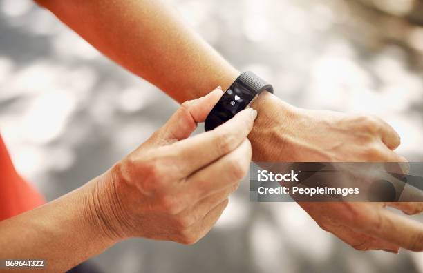 The Best Piece Of Tech For Your Wrist Stock Photo - Download Image Now - Fitness Tracker, Pedometer, Healthy Lifestyle